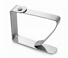 Зажим для скатерти-юбки нержавеющая сталь 