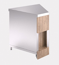 Прилавок нейтральный угловой (внутренний)