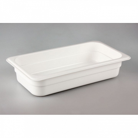 Гастроемкость 1/3 65мм полипропилен белый PL