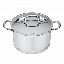 Кастрюля 2,3л 20*7,5см нержавеющая сталь с крышкой