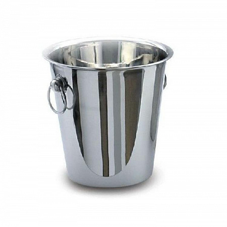 Ведерко для шампанского ручки-кольца нержавеющая сталь Циер
