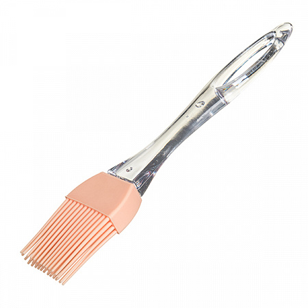 Кисточка кондитерская 4*26см силиконовая, ручка нержавеющая сталь