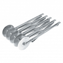 Нож-роллер 5см 5 лезвий раздвижной 24см нержавеющая сталь