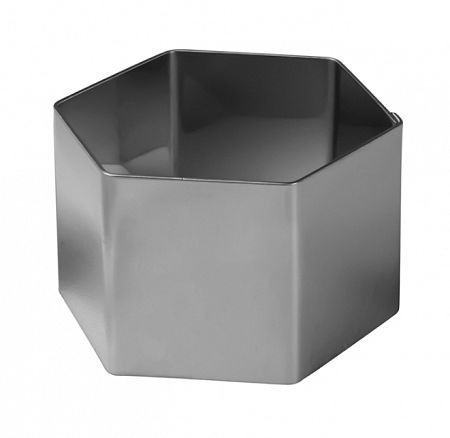 Форма ШЕСТИУГОЛЬНИК 80*65мм нержавеющая сталь