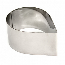 Форма КАПЛЯ для выкладки 62*42/50 нержавеющая сталь