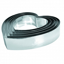 Форма СЕРДЦЕ 60*50/40мм нержавеющая сталь