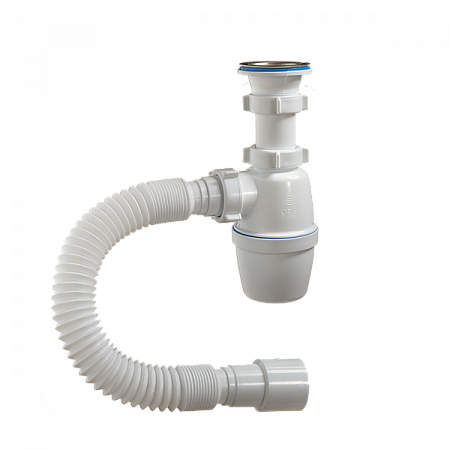 Сифон бутылочный А-4001 гофра 40/50 ОРИО