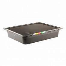 Гастроемкость 1/2 65мм полипропилен черный