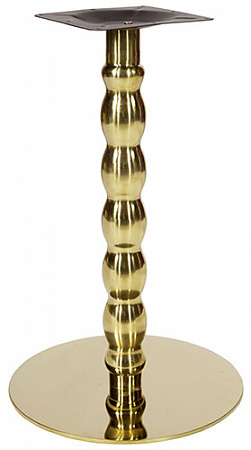 Подстолье хромированное золотого цвета