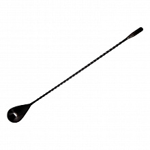 Ложка барная 31см витая с каплей нержавеющая сталь