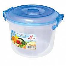 Контейнер 9,0 л круглый пищевой с ручкой