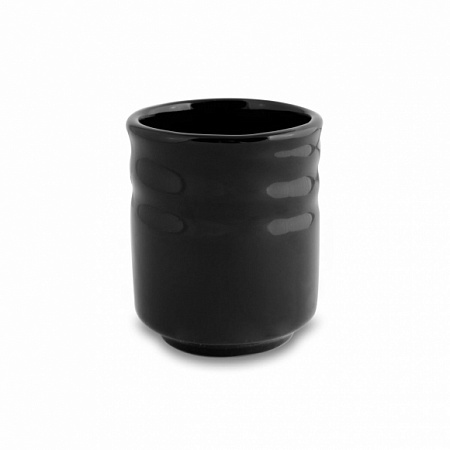 Чашка чайная 200мл 8см черная Япония 23790 РТ211 черная