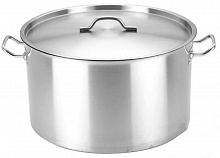 Кастрюля 6,5л 22*17см нержавеющая сталь с крышкой