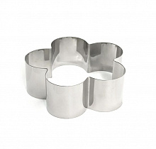 Форма РОМАШКА 62*50мм 5 лепестков нержавеющая сталь