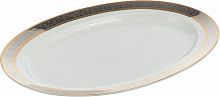 Блюдо овальное 33,3*26 см Corone с орнаментом