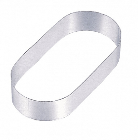 Форма ОВАЛ 100*70/25мм нержавеющая сталь