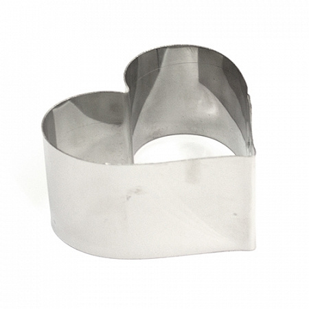 Форма СЕРДЦЕ 90*102/50мм нержавеющая сталь