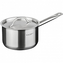 Сотейник 1,8л 16*10см нержавеющая сталь с крышкой Катунь