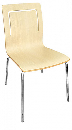 Стул на металлокаркасе полированный