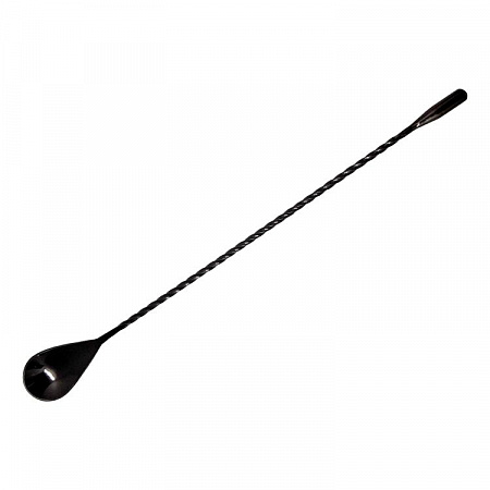 Ложка барная 31см витая с каплей нержавеющая сталь