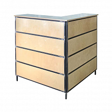 Модуль стойки «Loft Style» угловой 1000х1000 мм