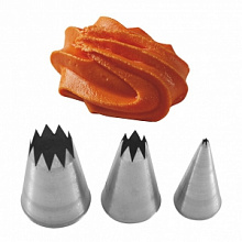 Насадка кондитер. "Звезда" d=7 мм. нерж.