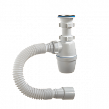 Сифон бутылочный А-4001 гофра 40/50 ОРИО