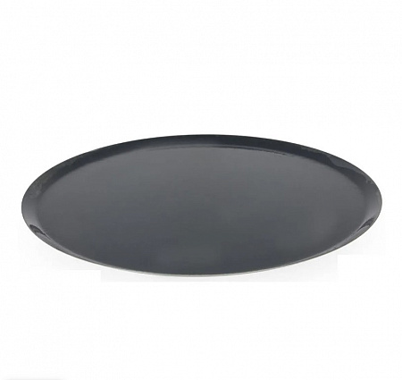 Противень для пиццы 36см низкий борт, голубая сталь