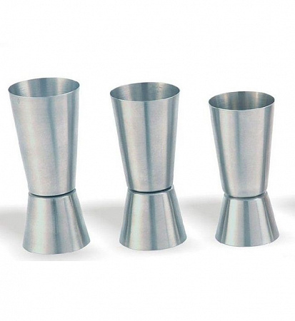 Джиггер 20/40мл нержавеющая сталь матовый 