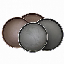 Поднос 36см коричневый прорезиненный 9001062 