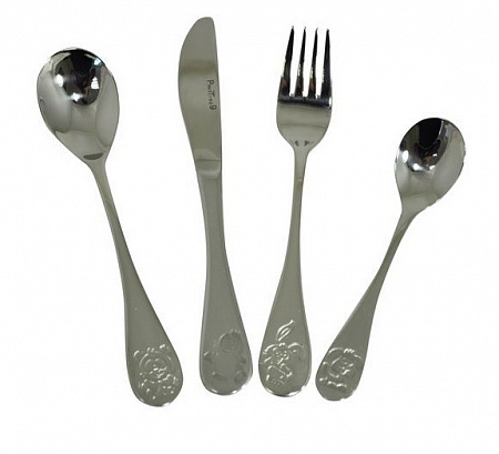 Наборы столовых приборов детский 4предмета Свинг