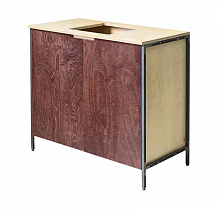 Пристенная тумба для мойки стойки «Loft Style» 1000 мм