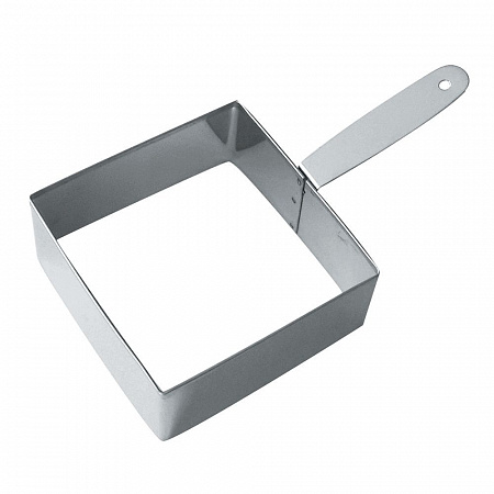 Форма КВАДРАТ с ручкой d 10см h2,5см 