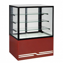 Витрина кондитерская охлаждаемая UNIS Cube II 600 красный
