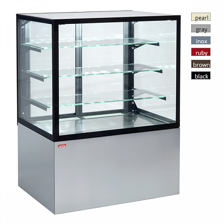Витрина кондитерская охлаждаемая UNIS Cube II 1000 красный