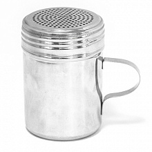 Емкость для специй мелкие дырочки с ручкой нержавеющая сталь