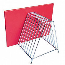 Подставка для досок 6 отделений, нержавеющая сталь 92001021 PL