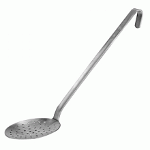 Шумовка 12см, L 35см нержавеющая сталь, цельная