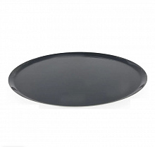 Противень для пиццы 36см низкий борт, голубая сталь