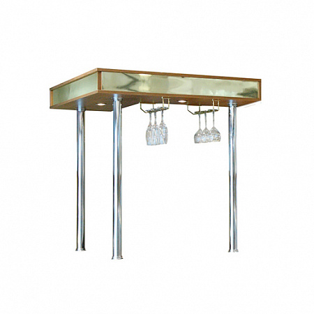 Карниз стойки с опорами угловой 1000х1000 мм