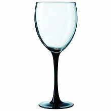 Бокал для вина 360 мл. d=84, h=206 мм Домино Блэк /8/ Z