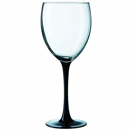 Бокал для вина 360 мл. d=84, h=206 мм Домино Блэк /8/ Z