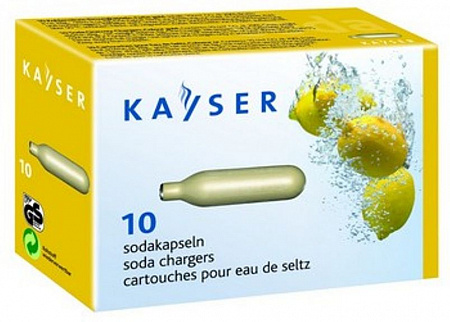 Баллончик для сифона для газирования воды (CO2) 10 шт/уп. KAYSER