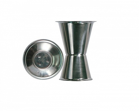 Джиггер 35/50 мл. нерж. с делениями Linden