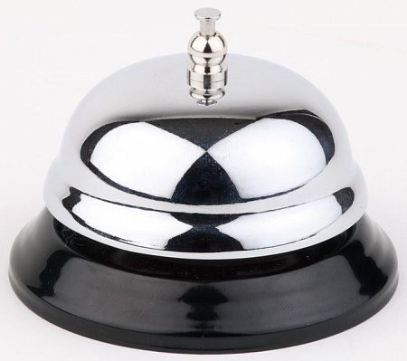 Звонок барный d=10 см. h=7,5 см. нерж. APS