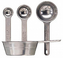 Ложка мерная набор 4 шт. нерж. (100+15+5+1,25мл) Linden