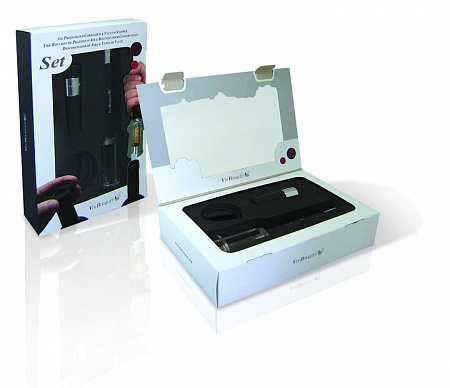 Набор для вина 3 пр.: штопор, обрезатель фольги, вакуумная пробка. VB /4/