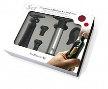 Набор для вина 5 пр.: штопор, обрезатель фольги, помпа+2 вакуумные пробки VB /4/