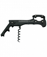 Нарзанник 3-х функц. нерж. двухступен. 13,2*4 см. черный FM PRO /4/80/