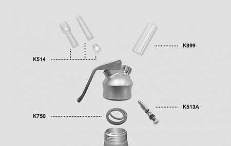 Прокладка для сифона (кремера) Inoxcreamer, Symphonie, сифона для газиров.воды, резин., серая (K750)